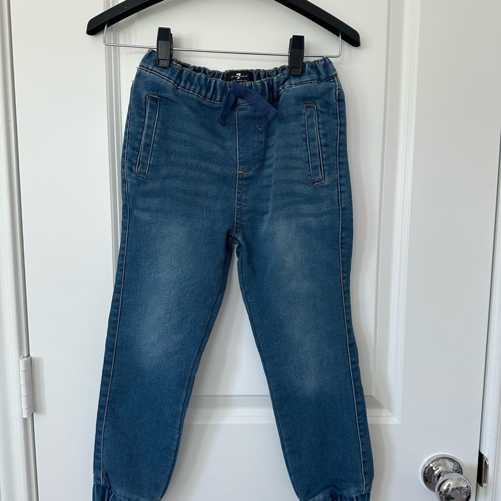 7 For All Mankind Blue Denim Jeans